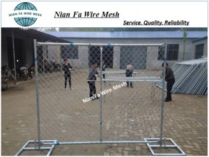 chain link temporary fence 